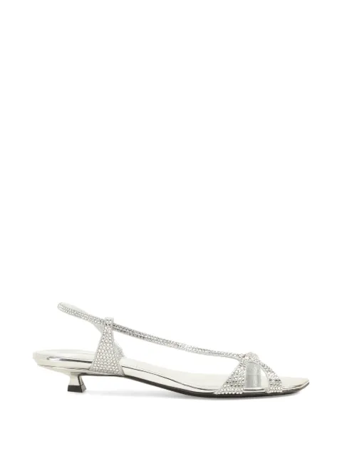 Sergio Rossi crystal-embellished sandals