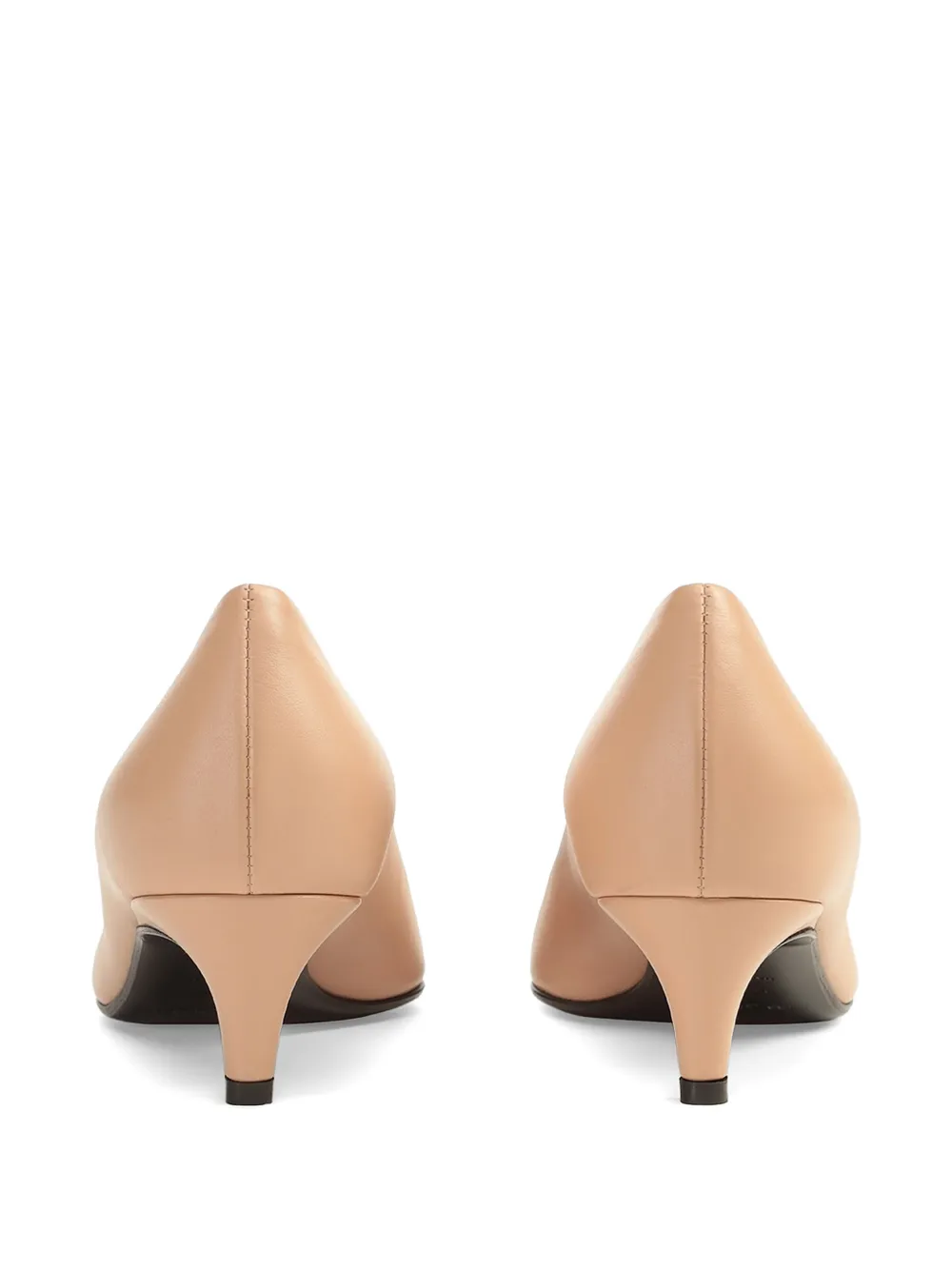 Sergio Rossi Pumps met puntige neus Beige