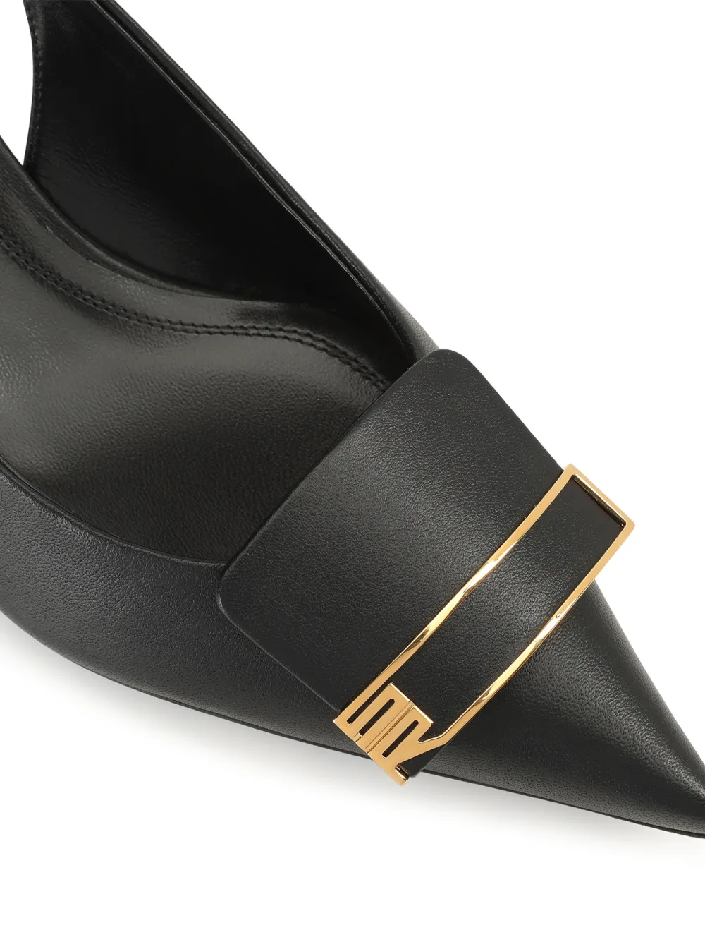 Sergio Rossi Evolv leren pumps Zwart