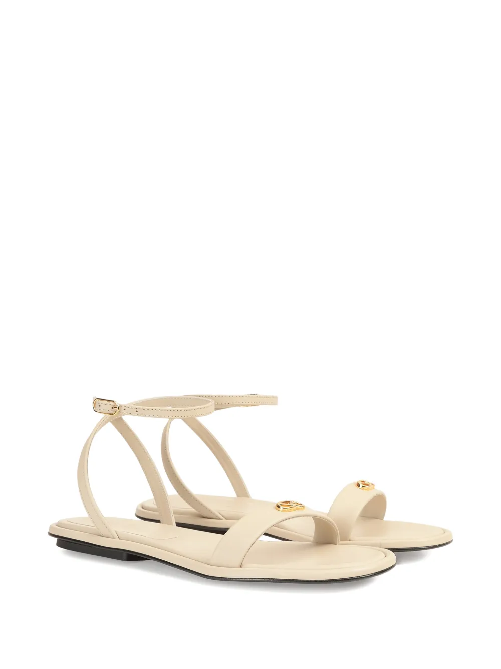 Sergio Rossi Surge sandalen met enkelbandje Beige
