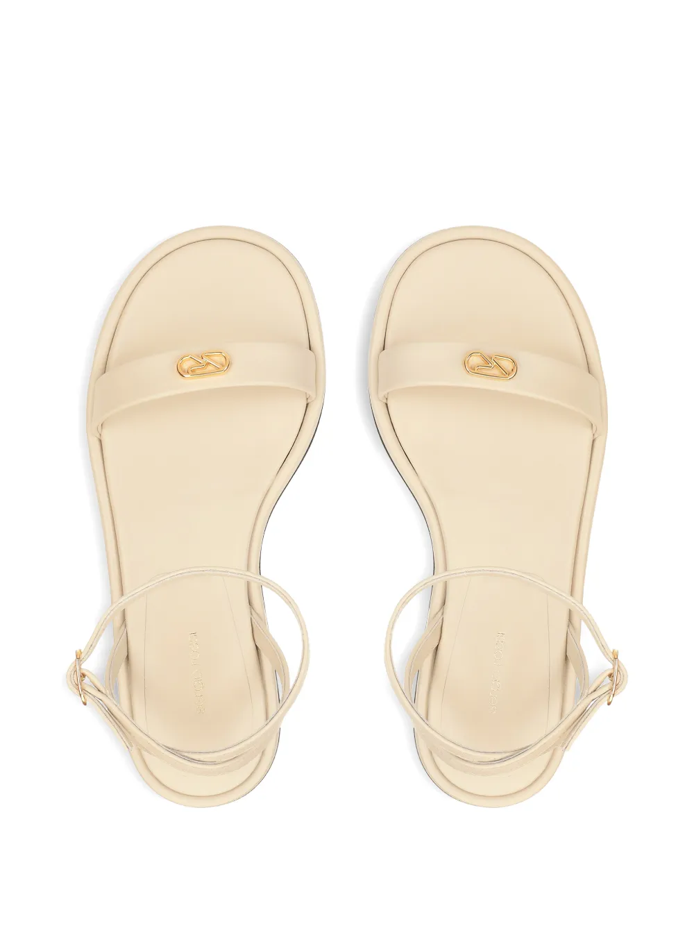 Sergio Rossi Surge sandalen met enkelbandje Beige