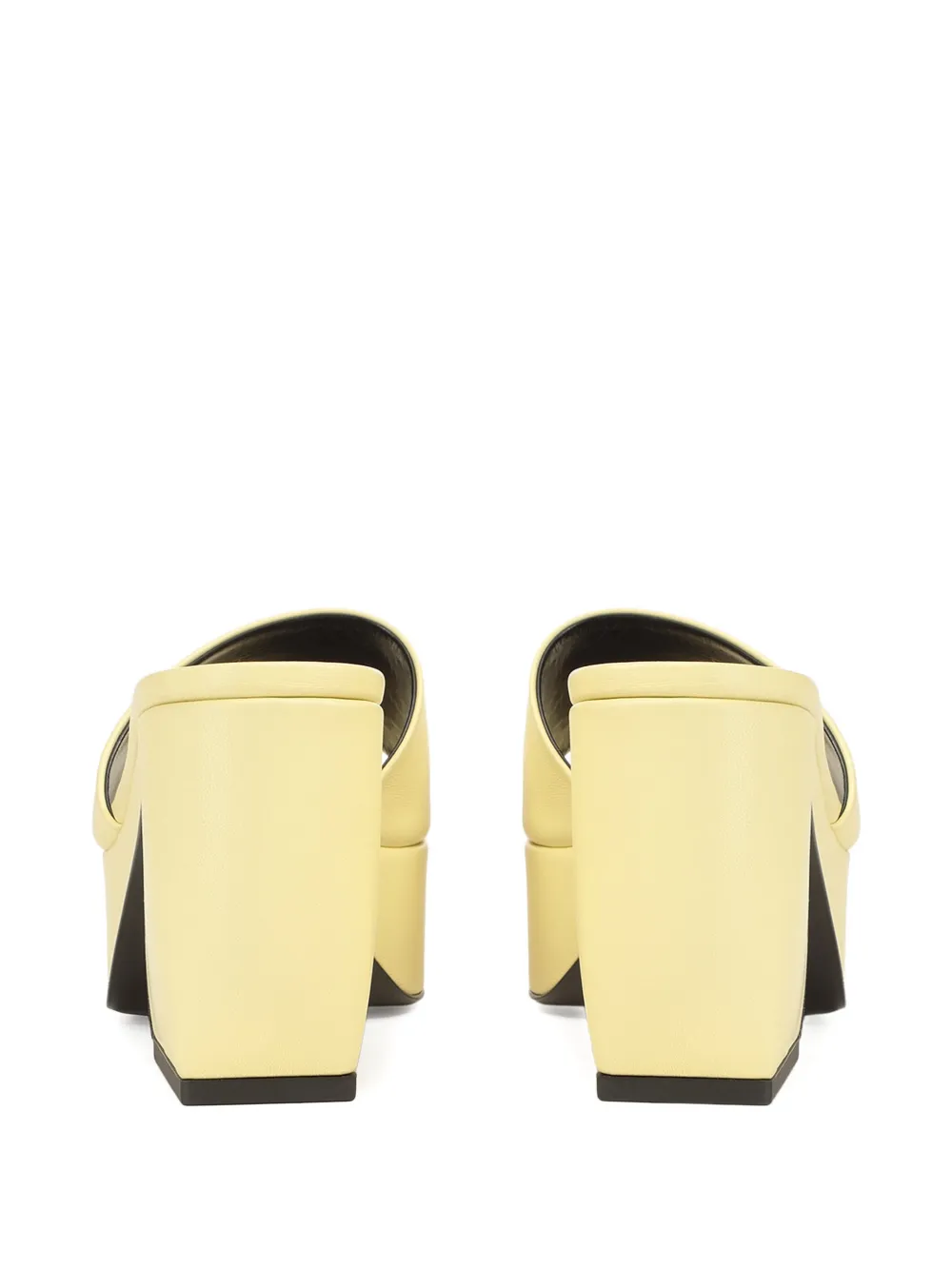 Sergio Rossi Si Rossi sandalen met plateauzool Geel