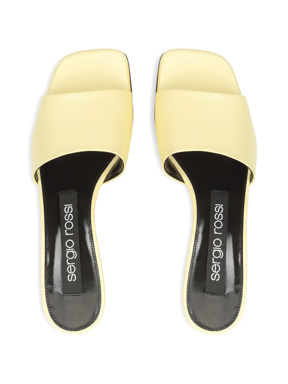 Sergio Rossi Si Rossi sandalen met plateauzool Geel