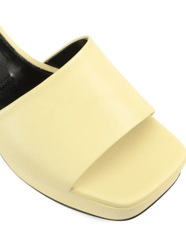 Sergio Rossi Si Rossi Platform Sandals | Yellow | FARFETCH