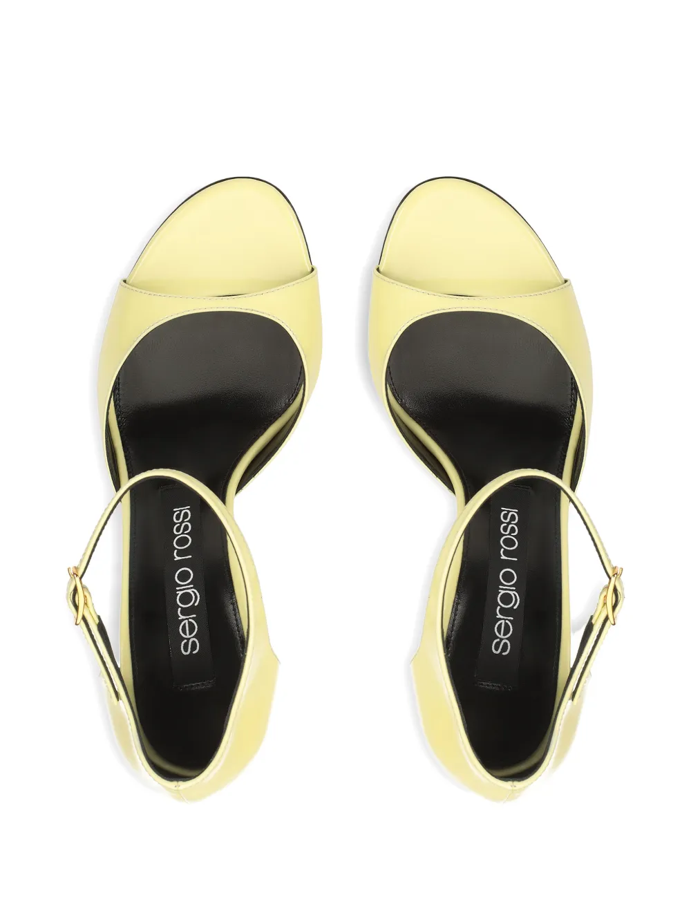 Sergio Rossi Godiva sandalen Geel