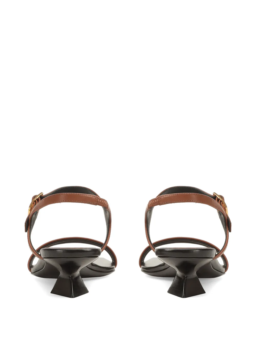 Sergio Rossi Bitt sandalen met gesp Bruin