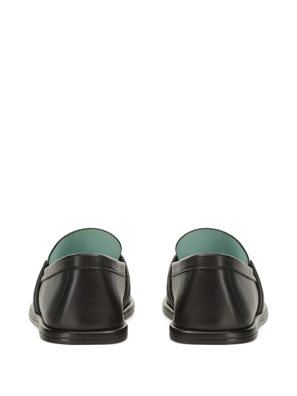 Sergio Rossi Bitt loafers met logoplakkaat en ruches Zwart