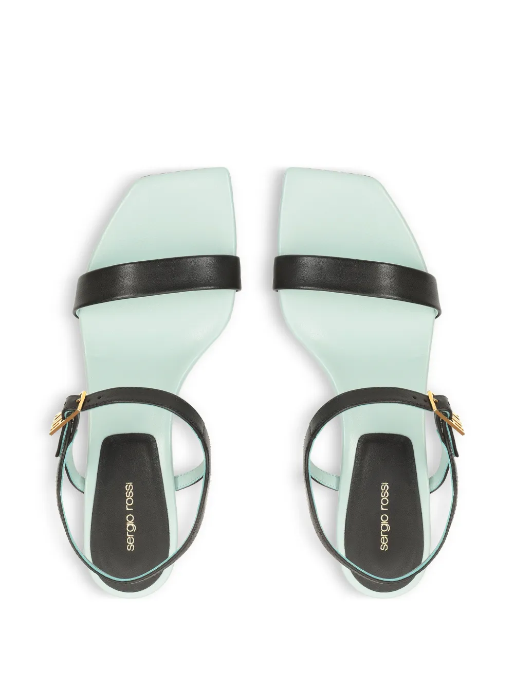 Sergio Rossi Bitt sandalen met bandje Zwart