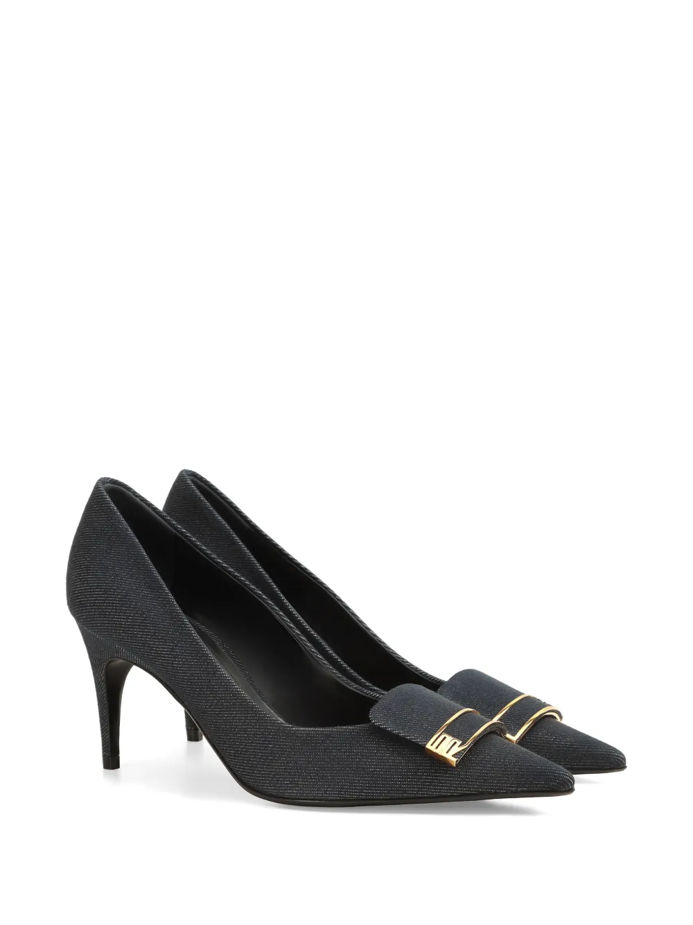 Sergio Rossi Evolv pumps met puntige neus en gesp Blauw