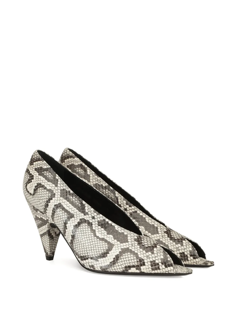 Sergio Rossi Beak pumps met puntige neus Beige