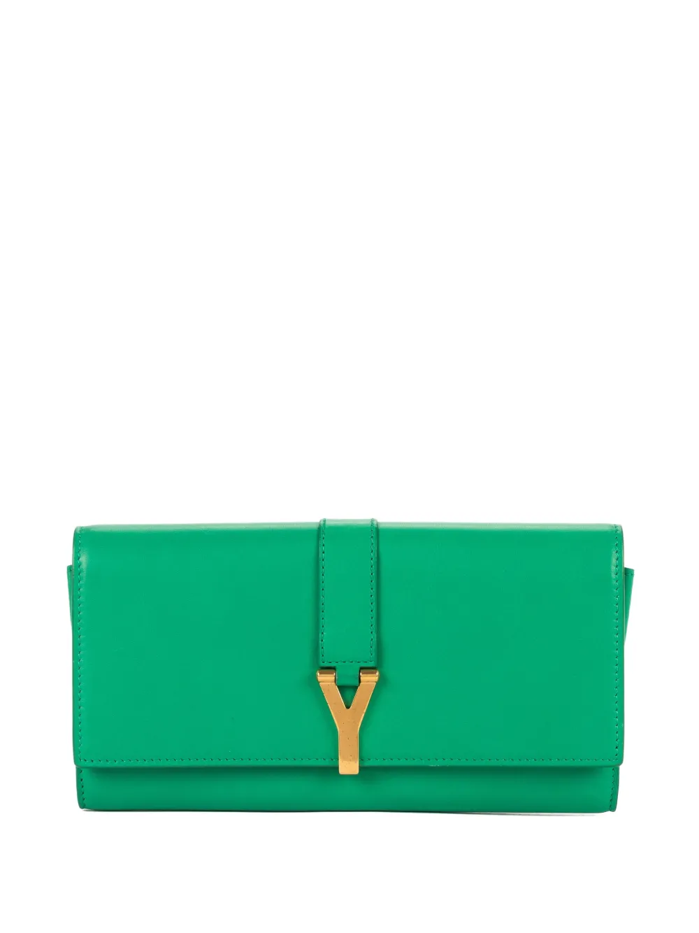 Saint Laurent Pre-Owned small Ligne-Y wallet - Verde