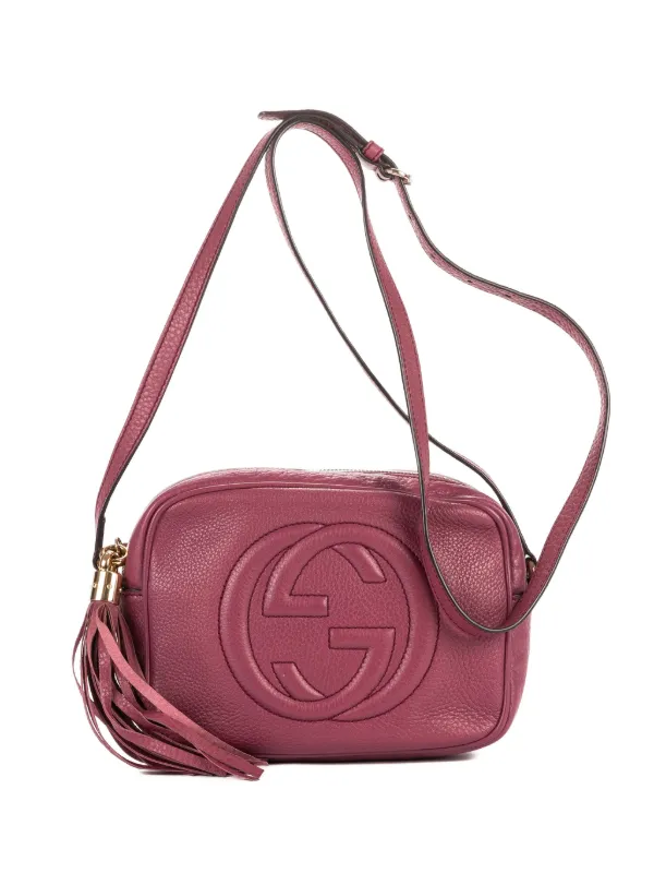 Gucci Pre-owned Medium Soho Cross Body Bag in Purple