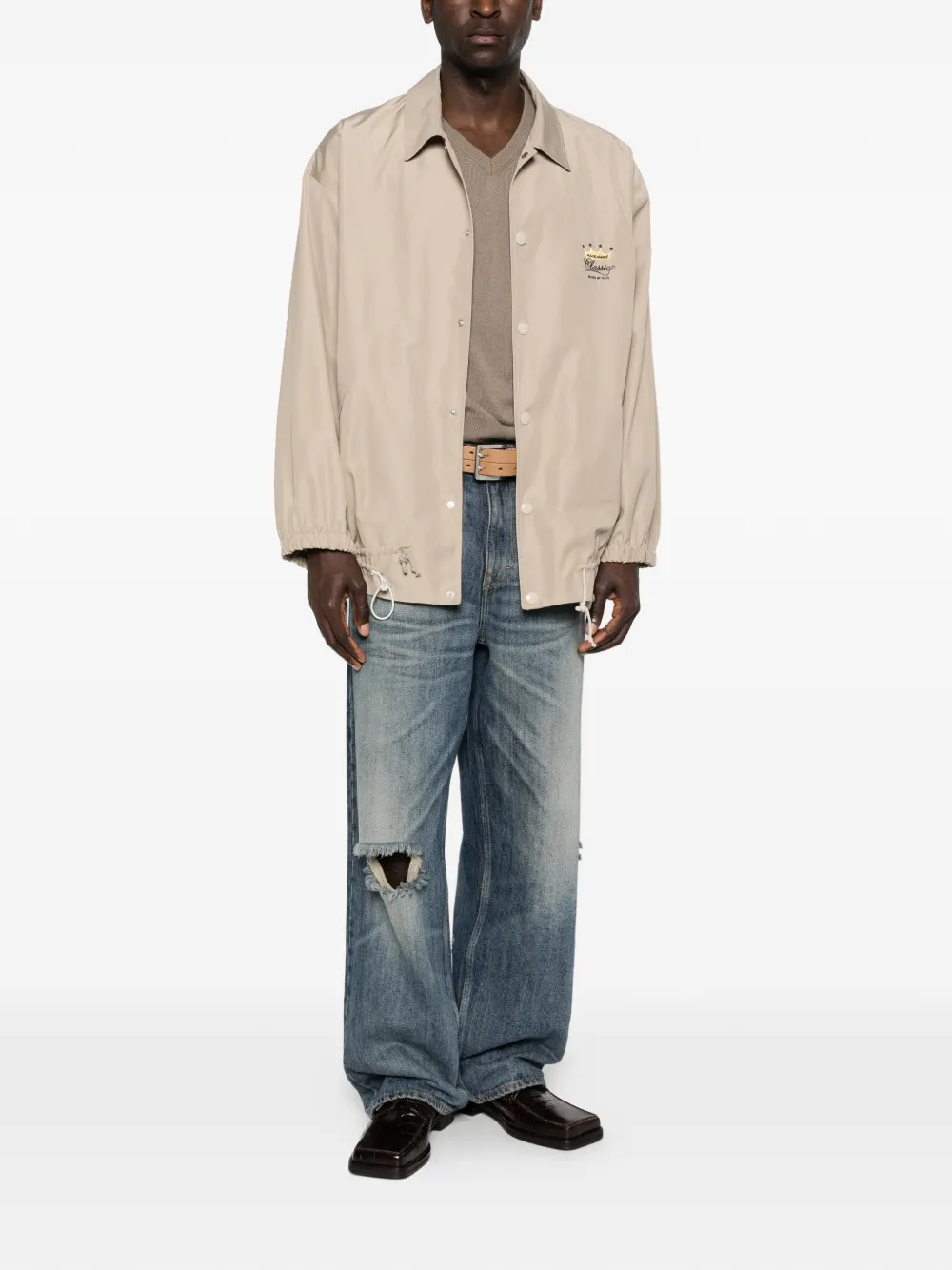  Magliano Logo-print Jacket - Neutrals 