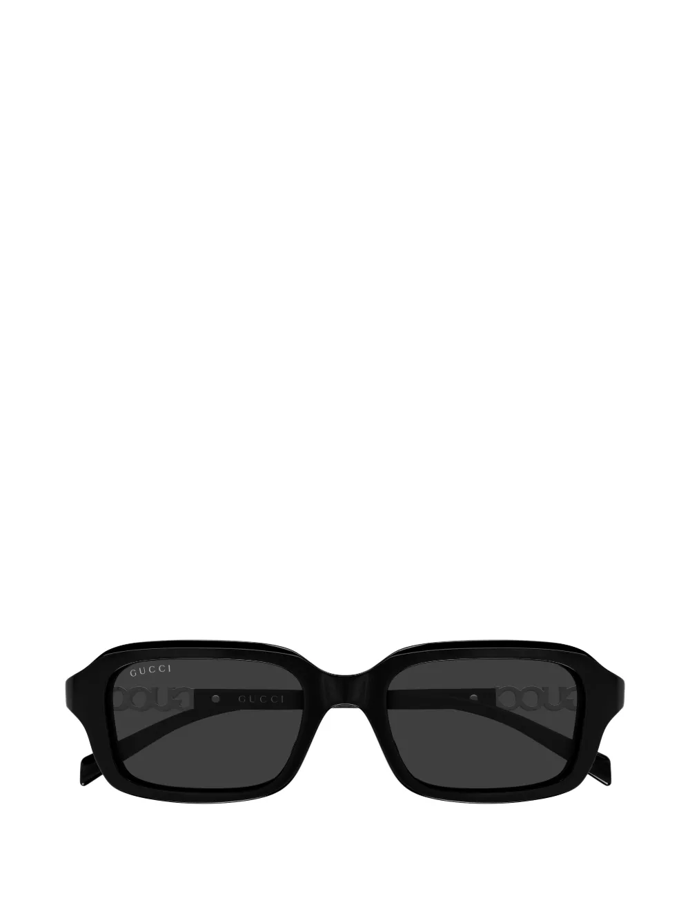 Gucci Eyewear logo rectangle-frame sunglasses - Nero