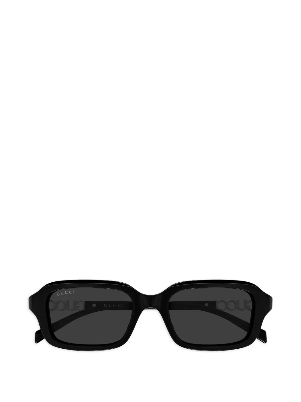 Gucci Eyewear logo rectangle-frame sunglasses - Nero
