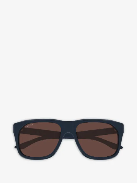 Gucci Eyewear lentes de sol con armazón rectangular