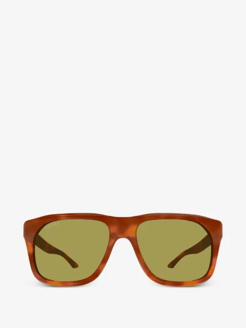 Gucci Eyewear солнцезащитные очки в геометричной оправе