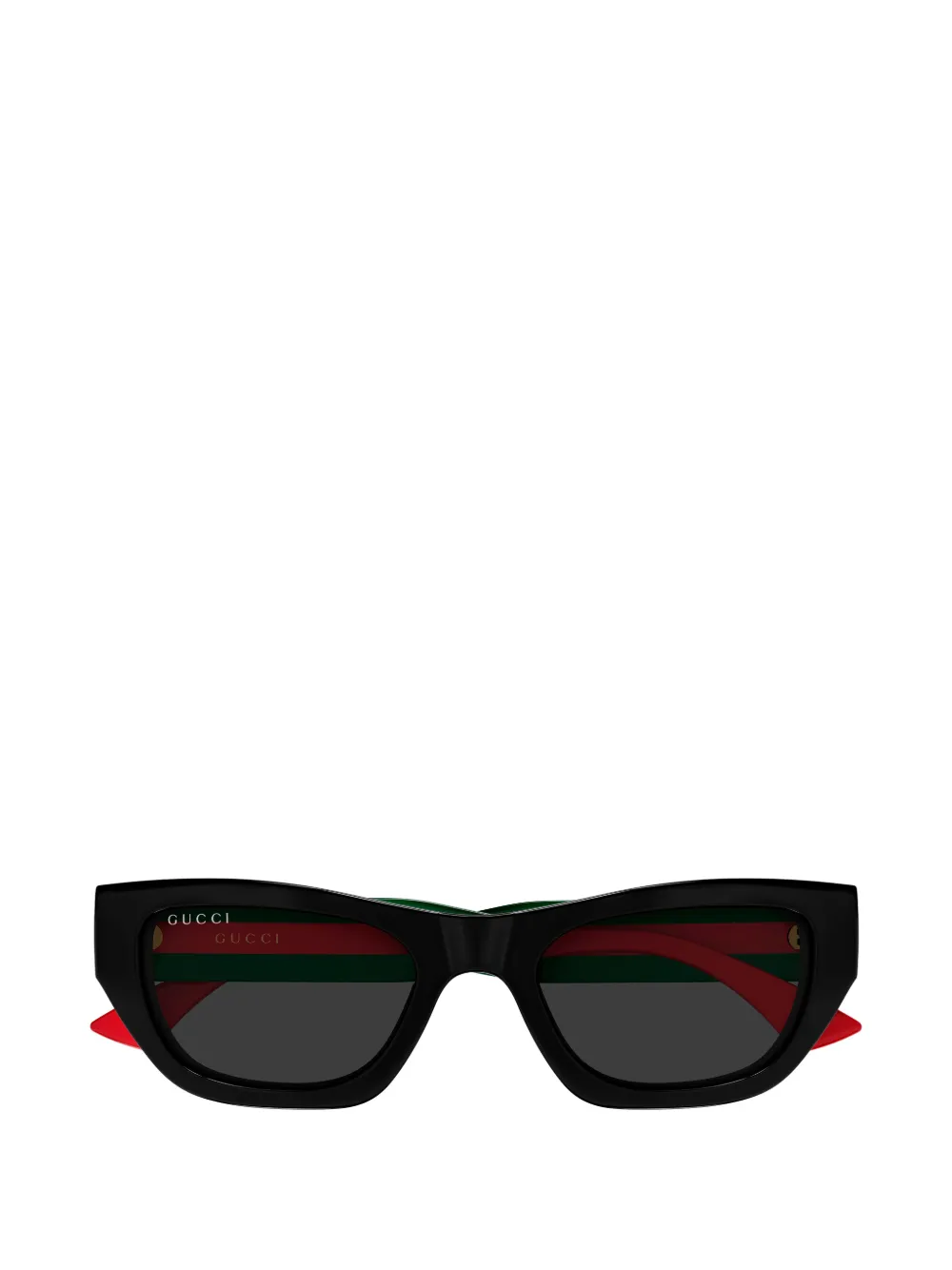 Gucci Eyewear stripe logo sunglasses - Nero