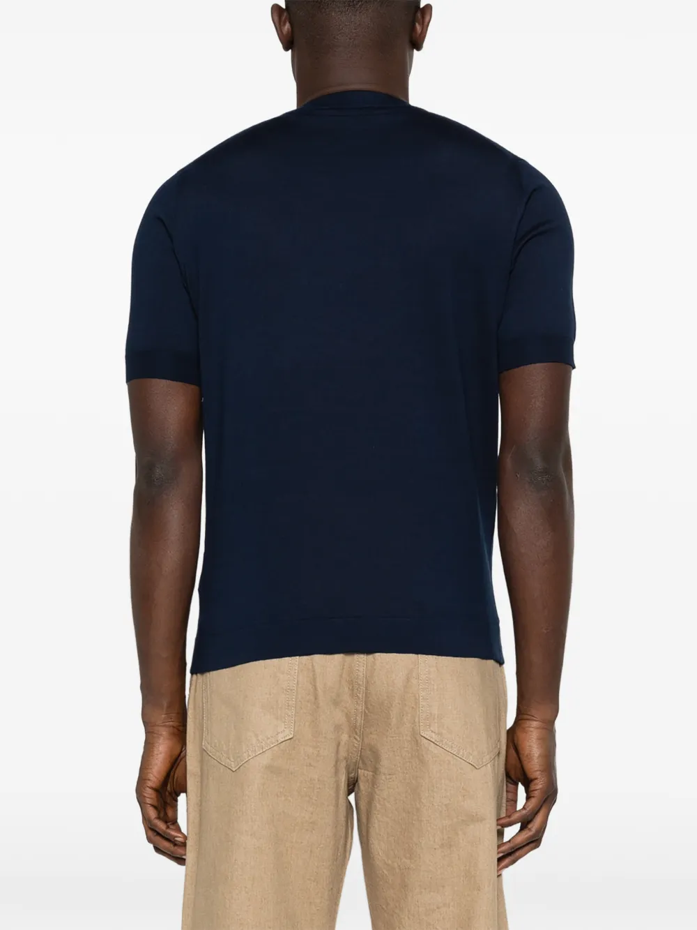 Prada Katoenen trui met ronde hals Blauw