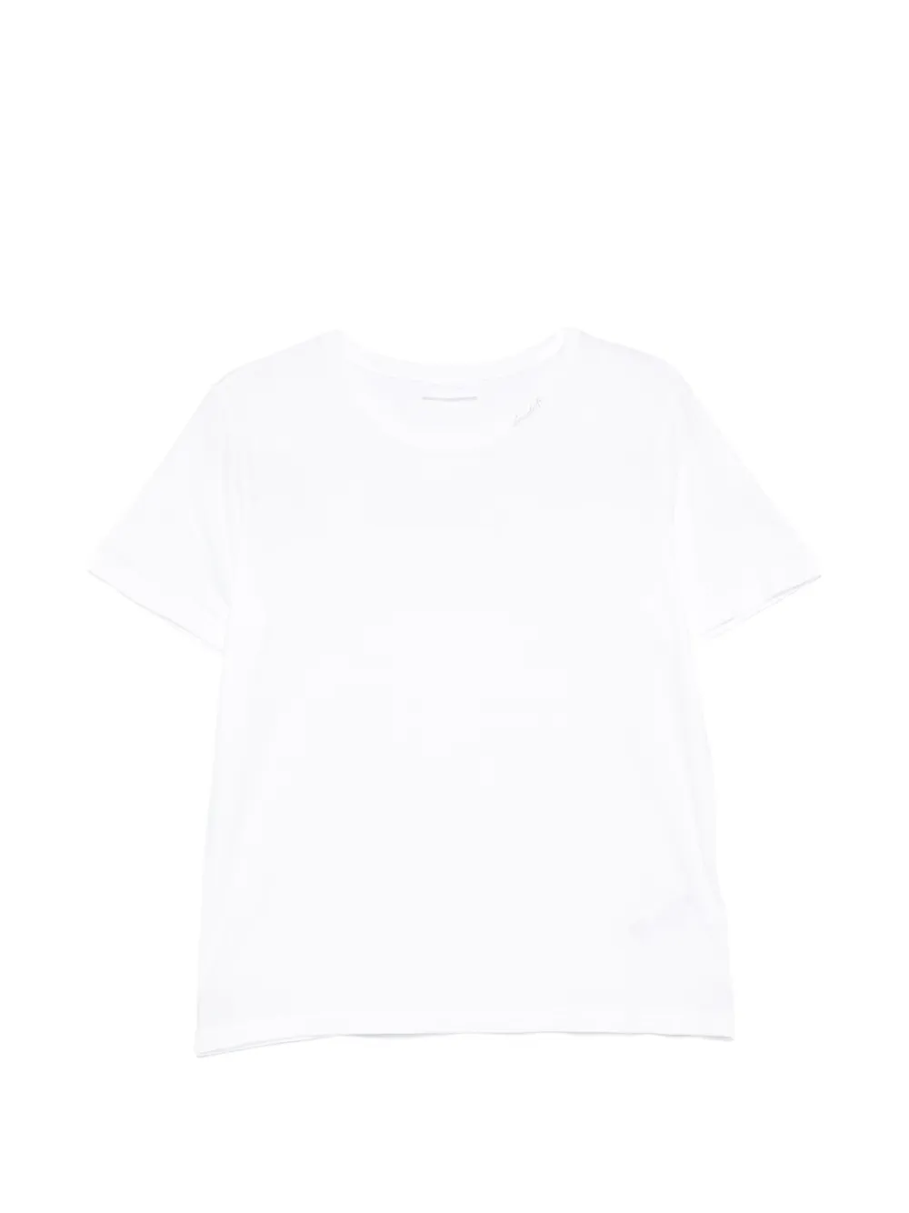 DONDUP logo-embroidered T-shirt - Bianco