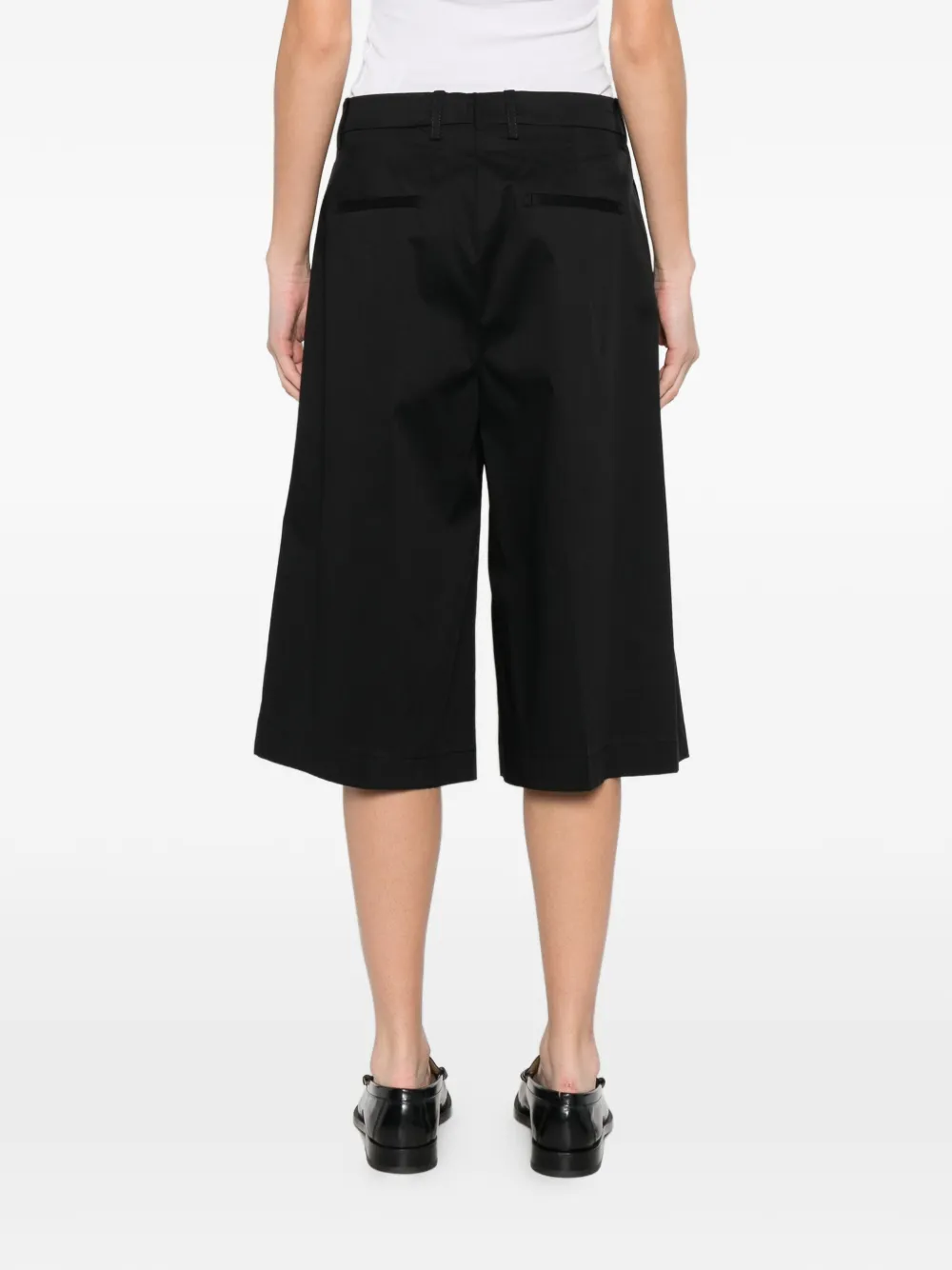 Berwich Shorts met knopen Zwart