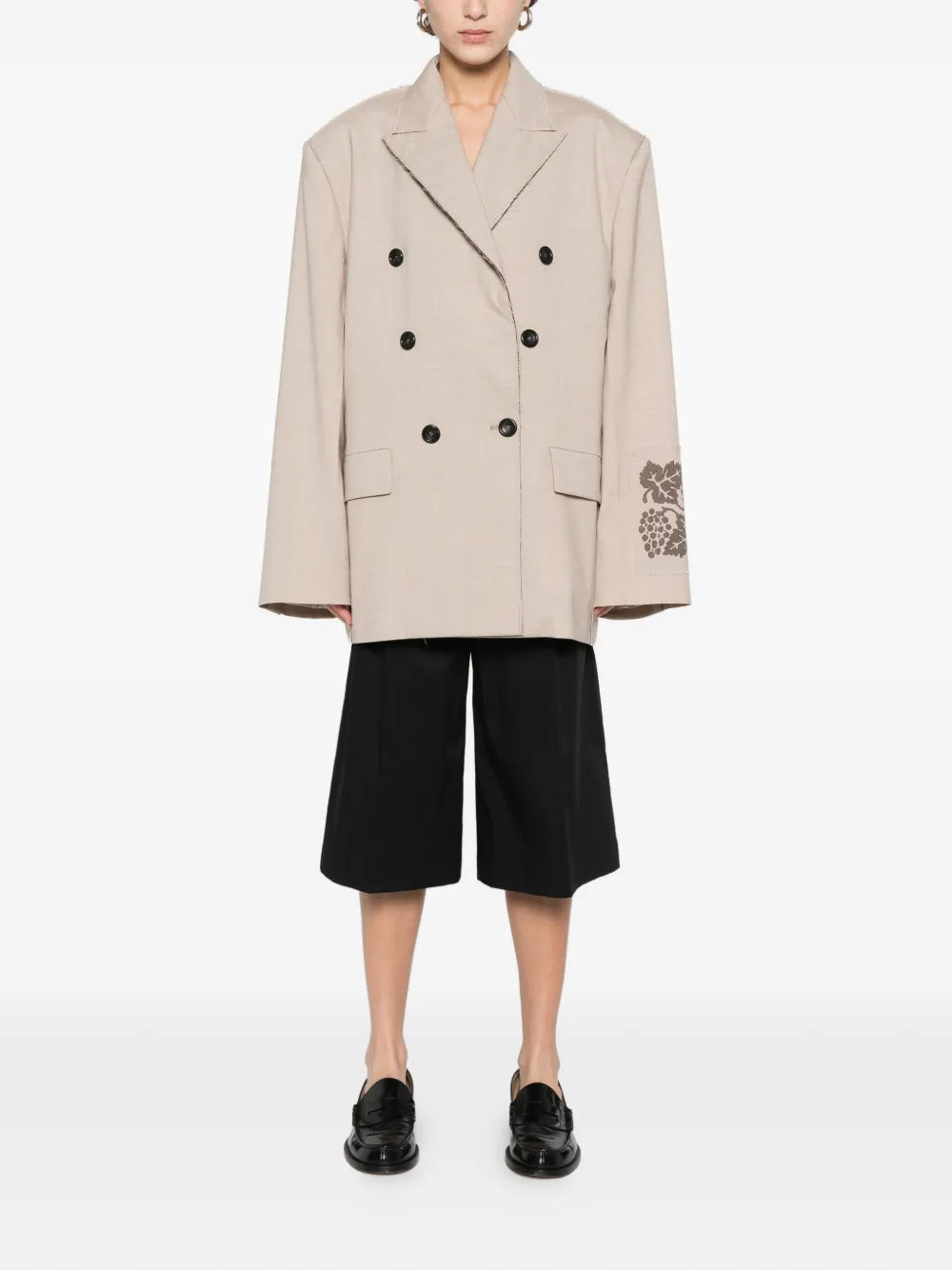  Berwich Button Shorts - Black 