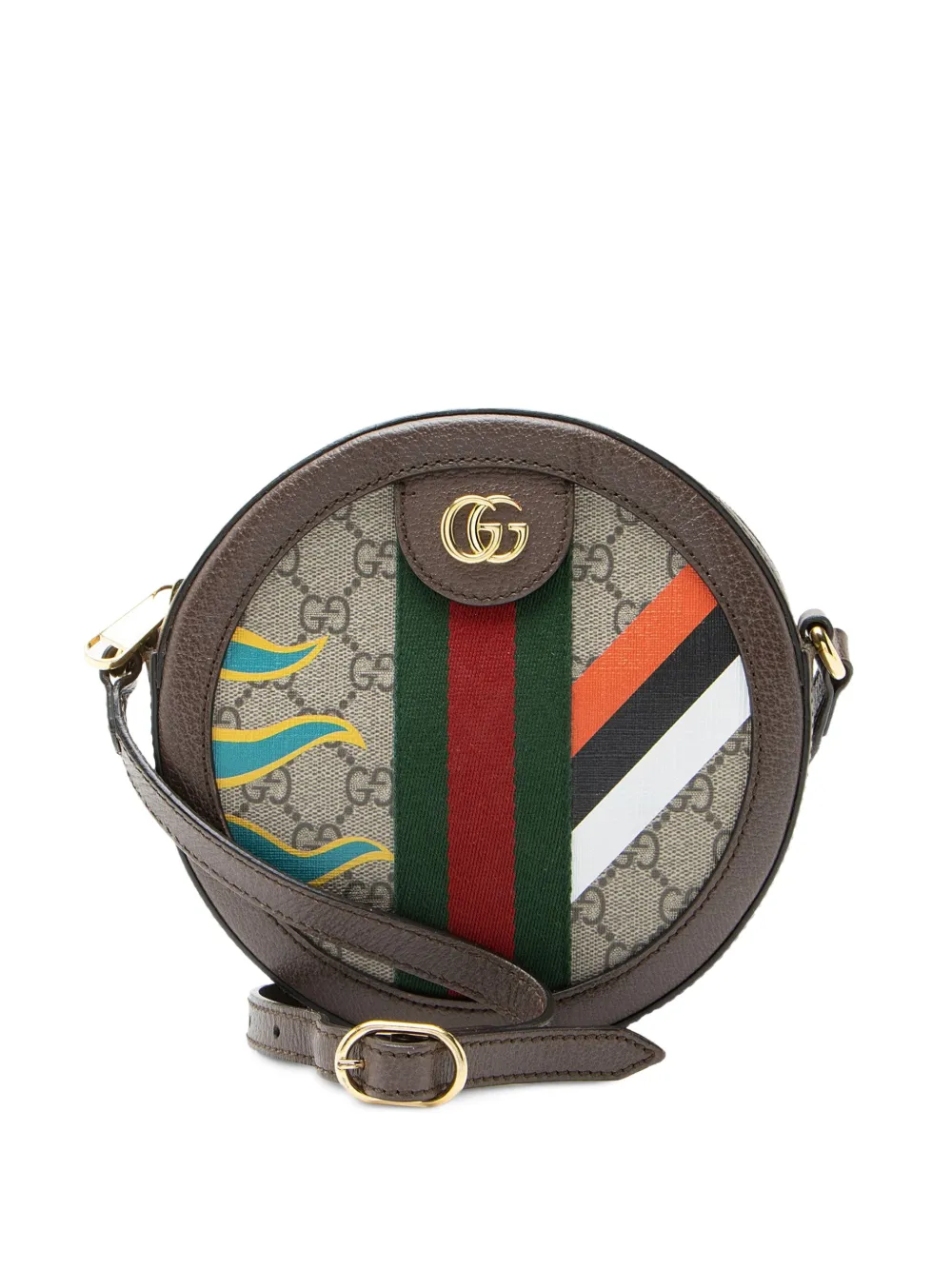 Gucci Pre-Owned mini Ophidia round shoulder bag - Toni neutri