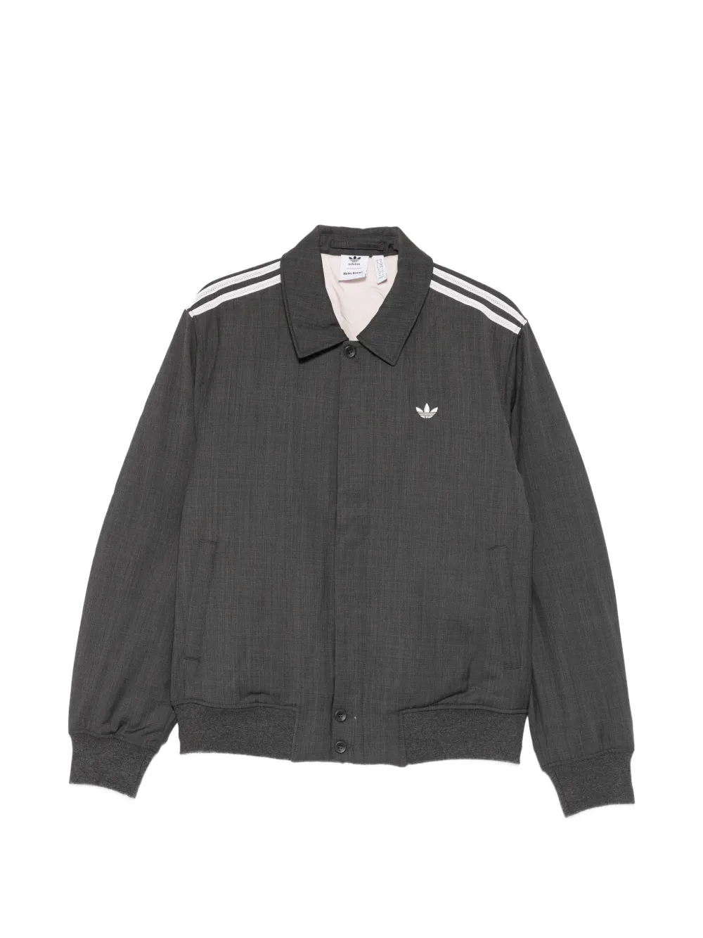 Wales Bonner Bomber con dettaglio a righe - Grigio