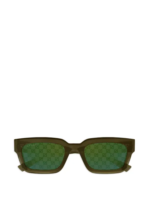 Gucci Eyewear lunettes de soleil carrées à motif monogrammé