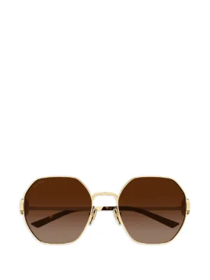Gucci Eyewear インターロッキングGGラウンドフレーム サングラス
