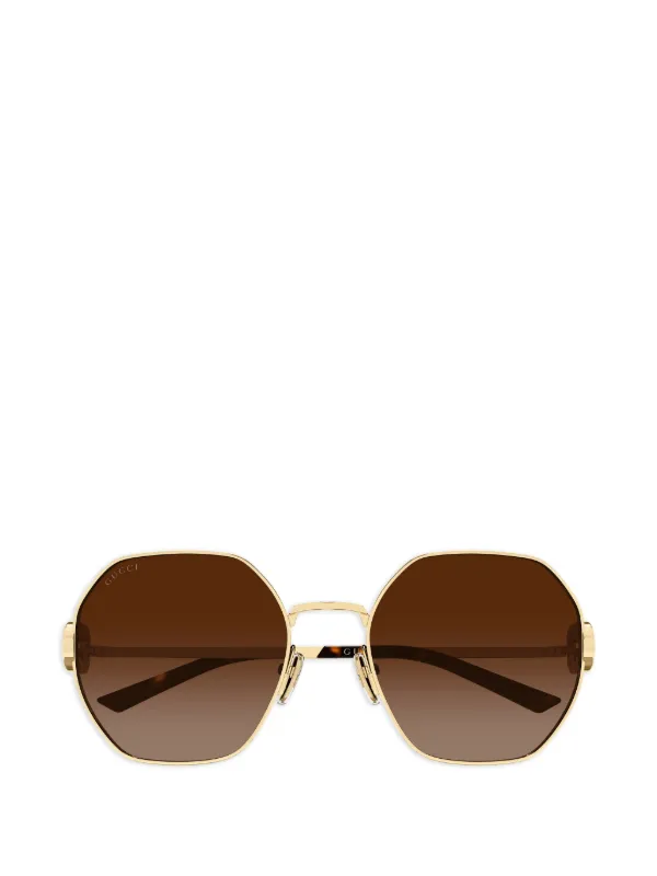 GUCCI サングラス インターロッキングG Gucci Eyewear インターロッキングG ジオメトリック サングラス