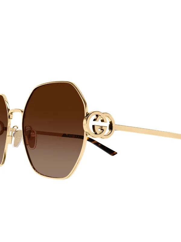 Gucci Eyewear インターロッキングG ジオメトリック サングラス