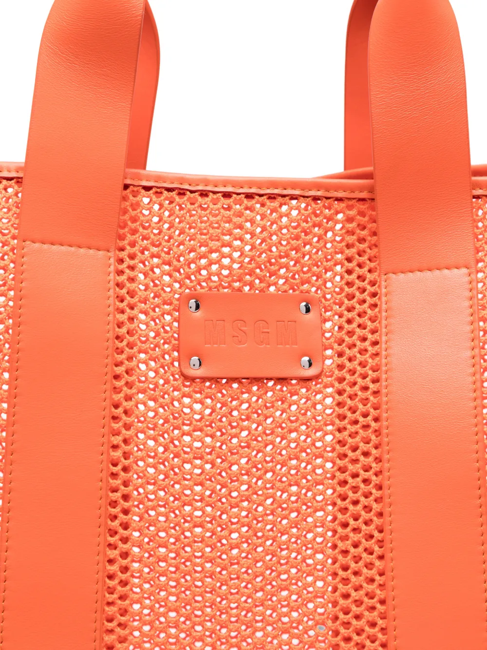 Large Logo-Detail Tote Bag