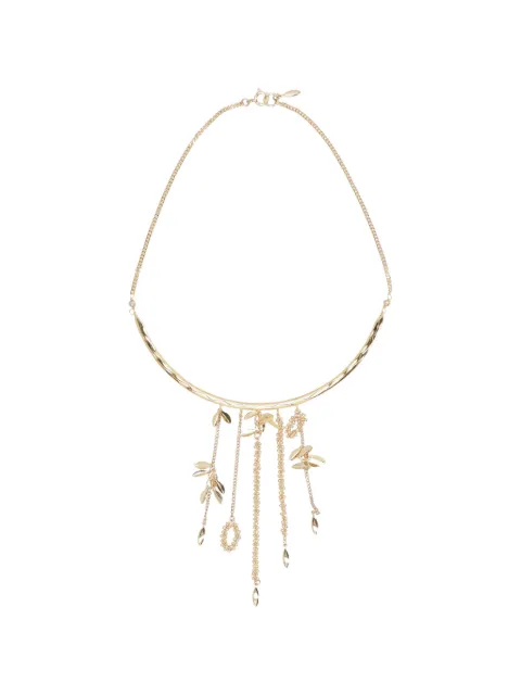 ISABEL MARANT leaf-pendant necklace
