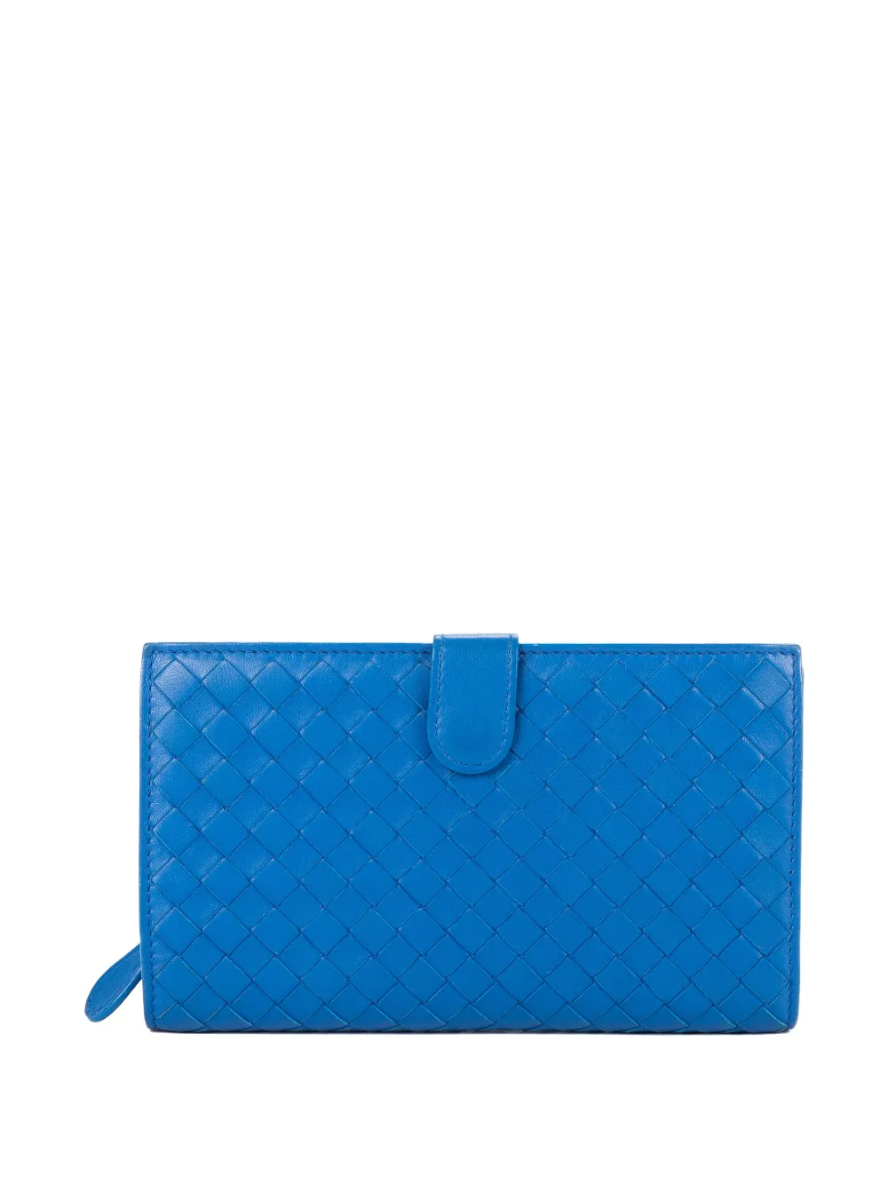 Bottega Veneta Pre-Owned Intrecciato wallet - Blu
