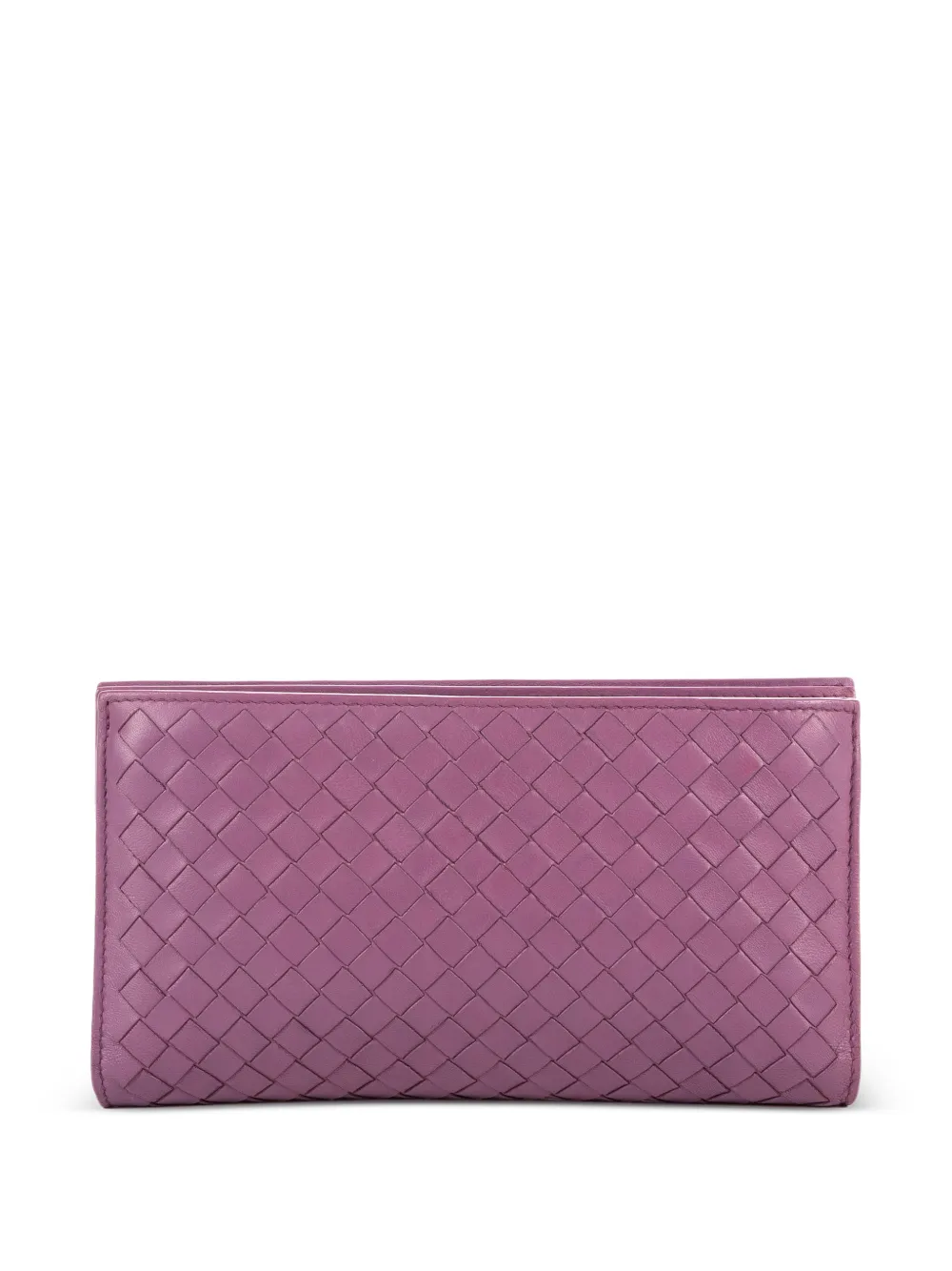 Bottega Veneta Pre-Owned Intrecciato woven wallet - Viola