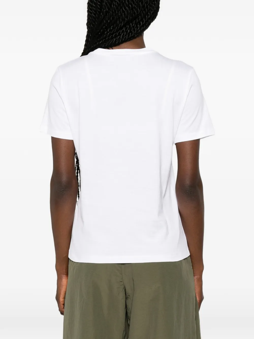 Marella MLSSaio T-shirt verfraaid met korte mouwen Wit