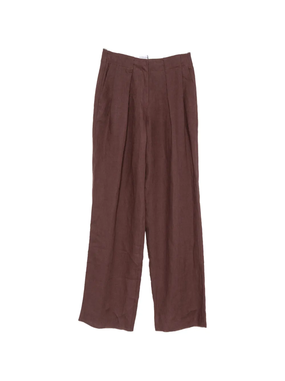 Marella Mllrete belt-loops trousers - Marrone