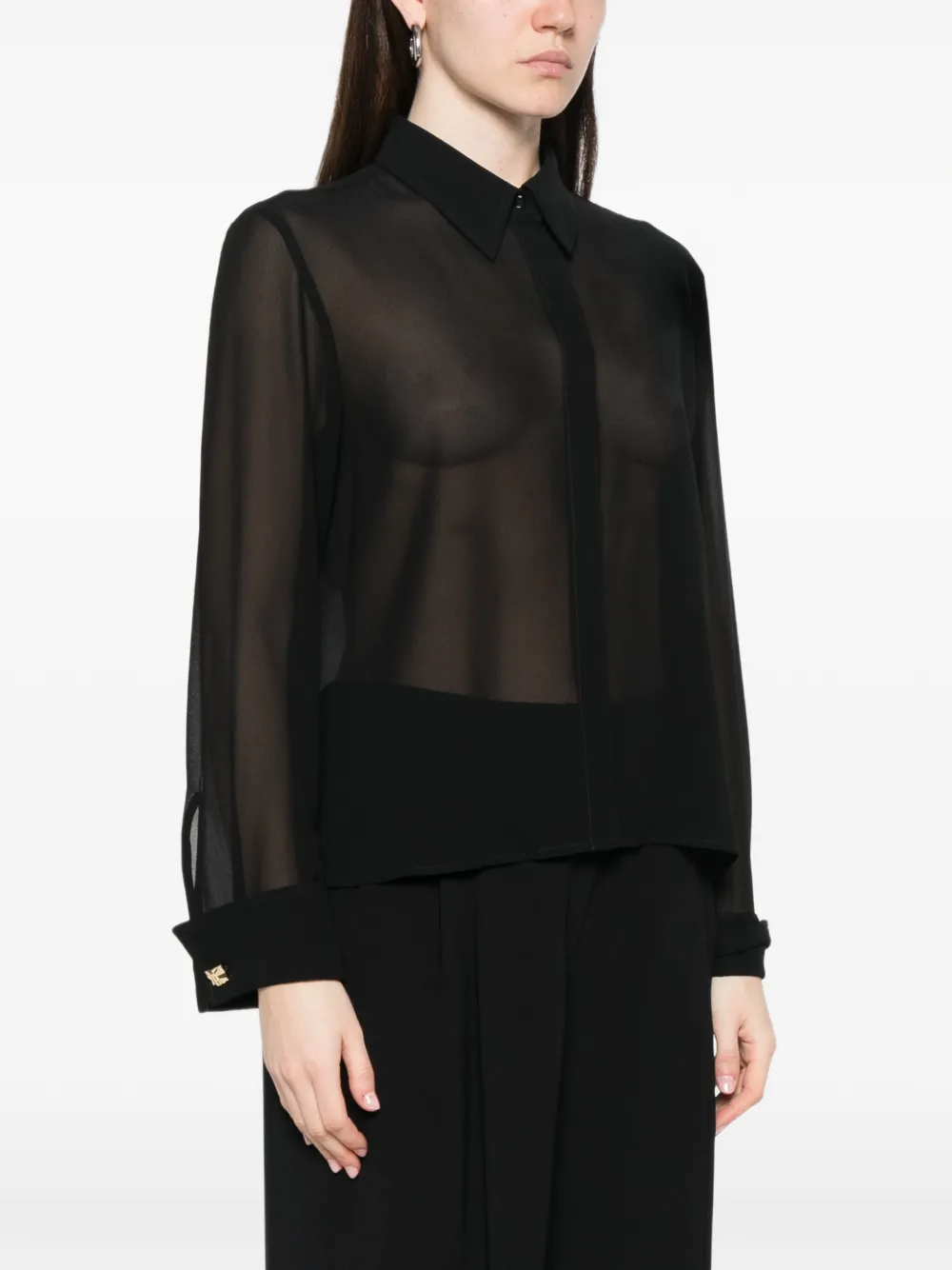  Marella Tarca Long-sleeve Shirt - Black 