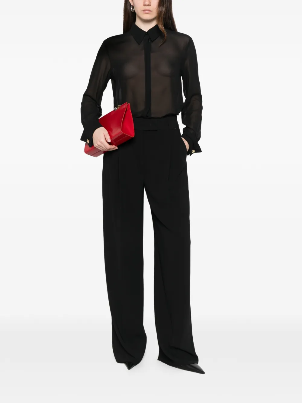  Marella Tarca Long-sleeve Shirt - Black 