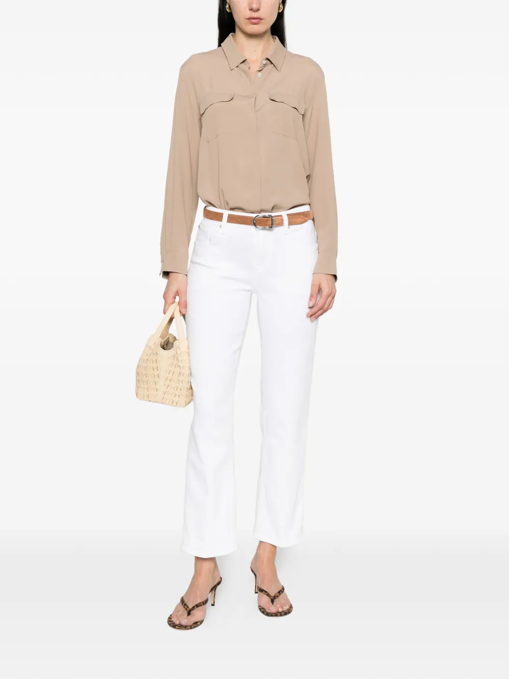  Marella Febe Pocket Shirt - Neutrals 