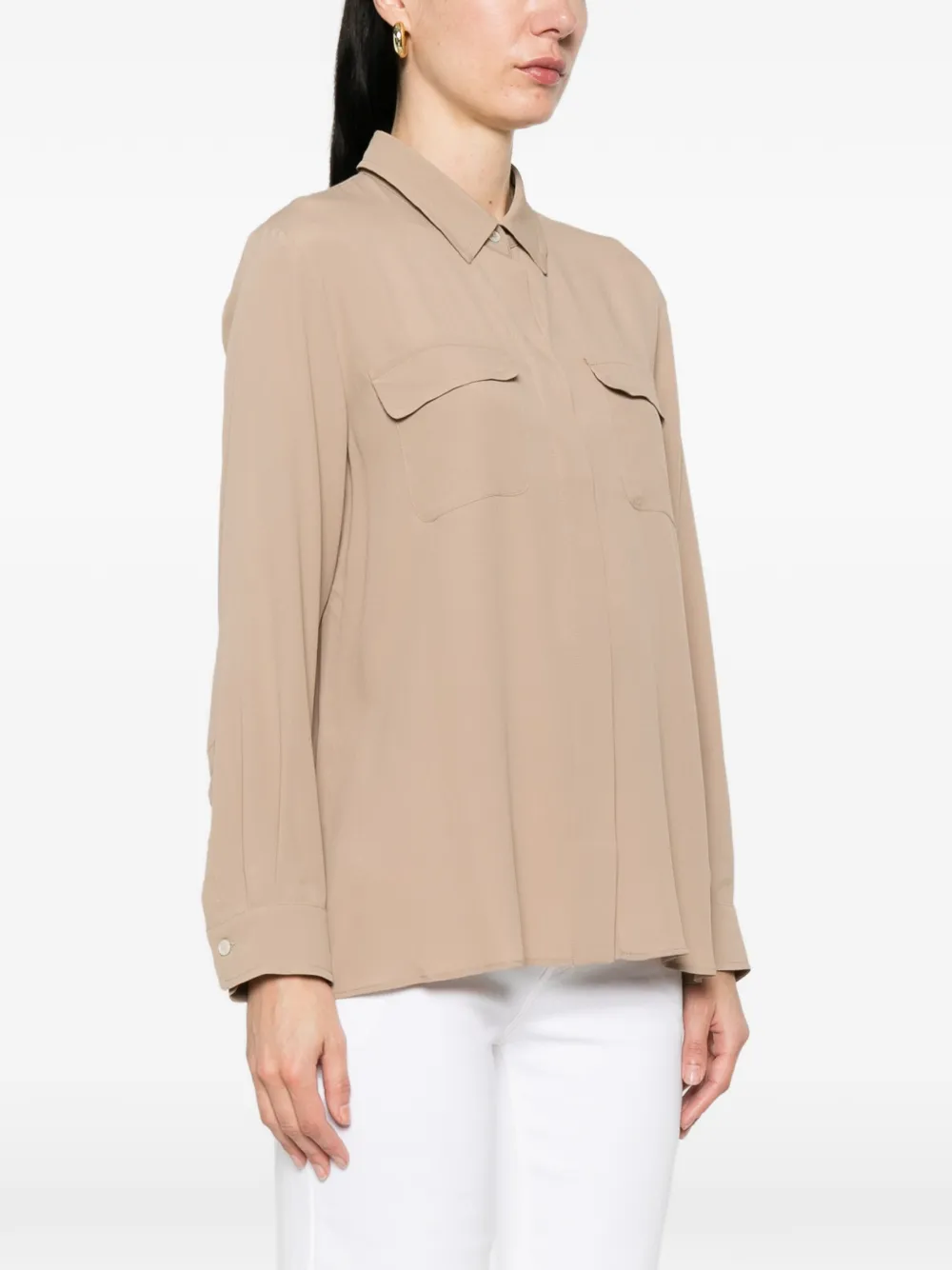  Marella Febe Pocket Shirt - Neutrals 