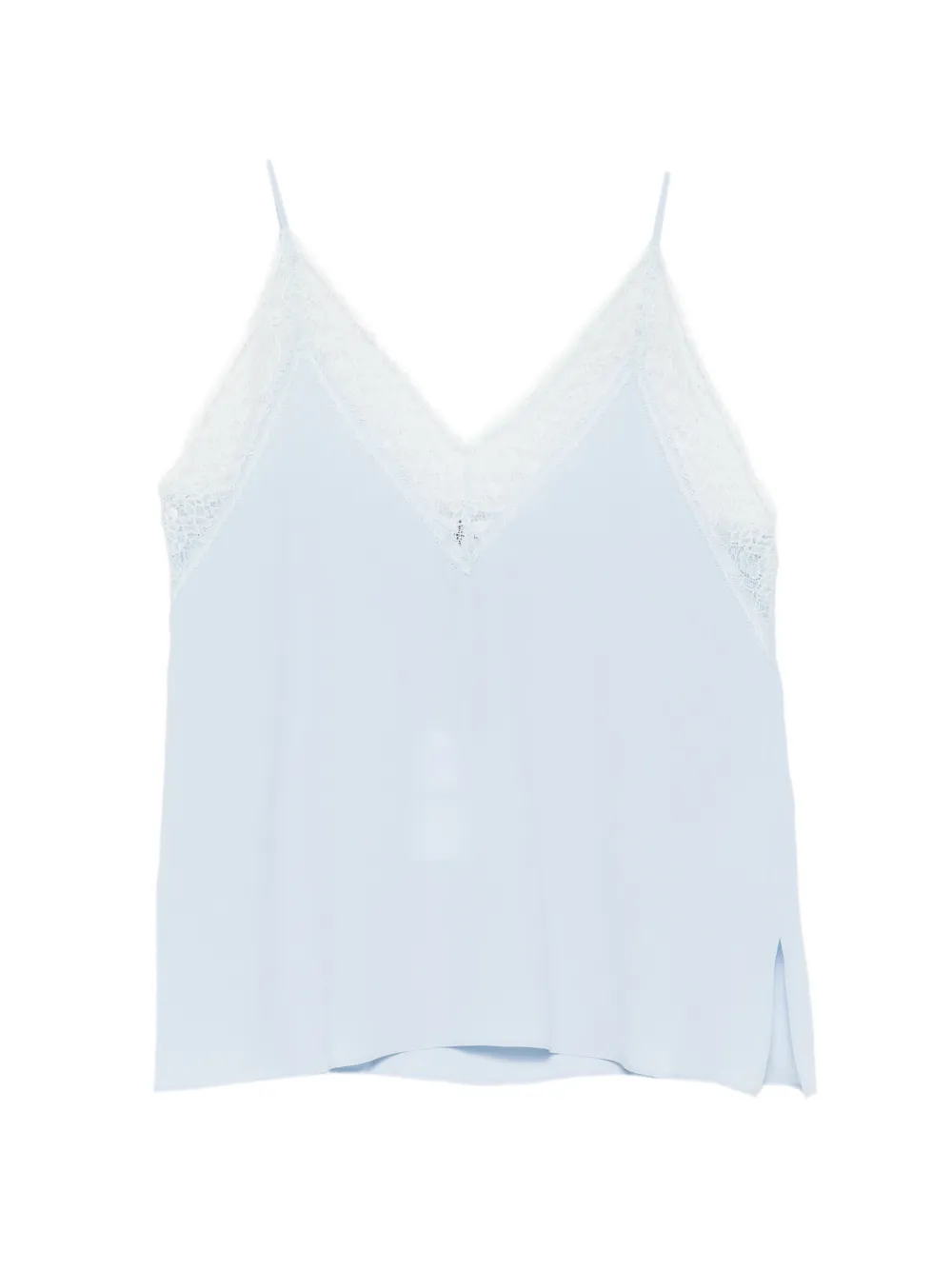 Marella Padino lace V-neck top - Blu