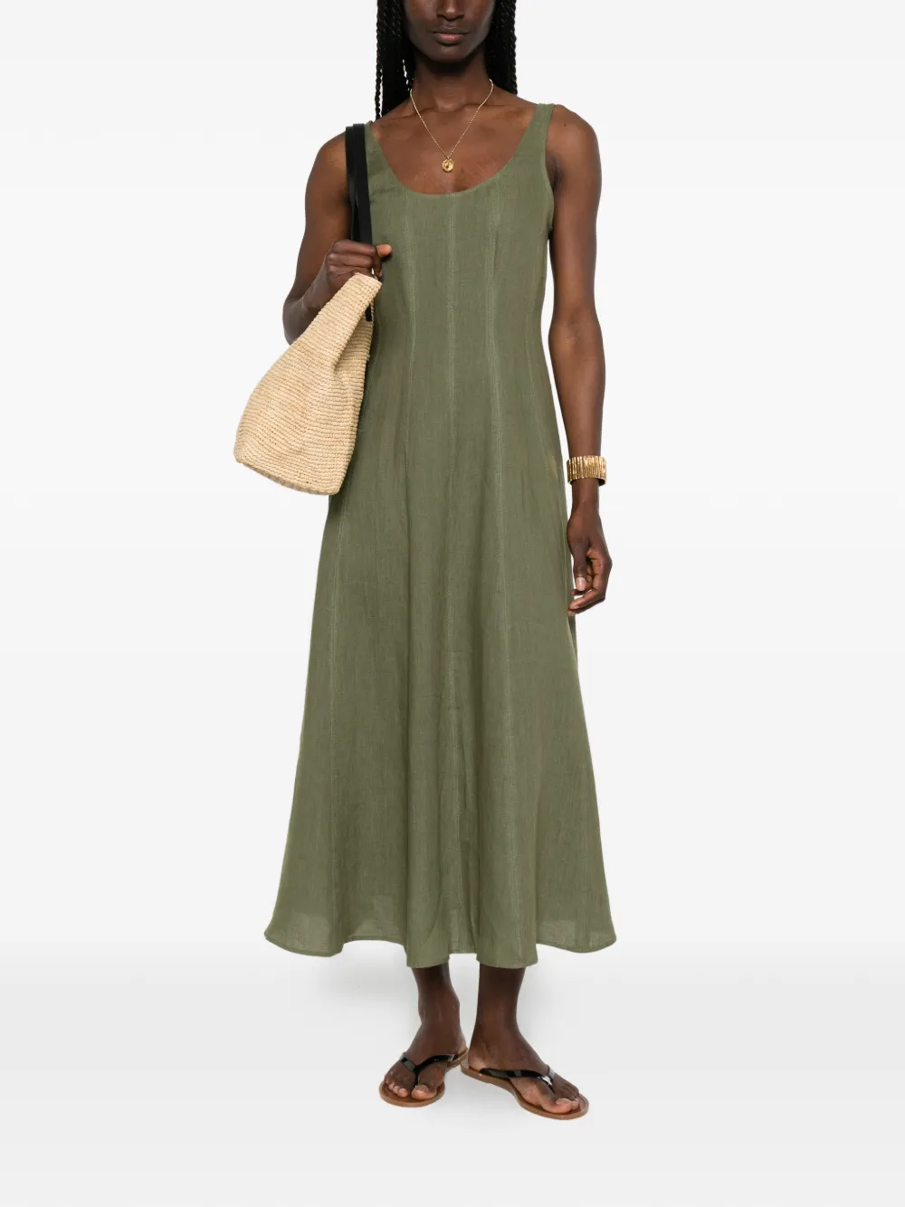  Marella Vestido A Paneles - Verde 