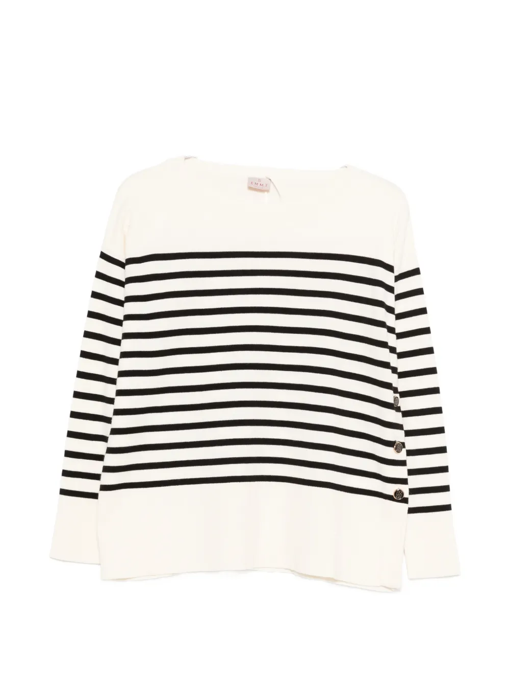 Marella Striped Sweater In Neutral