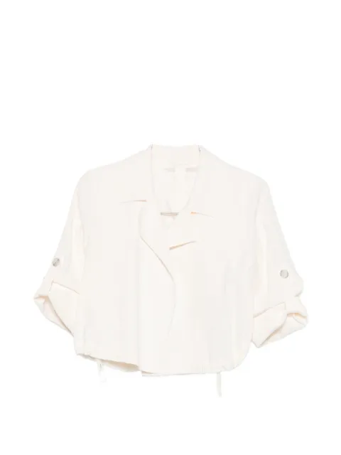 MONOCHROME Palchi turn-up sleeve drawstring jacket