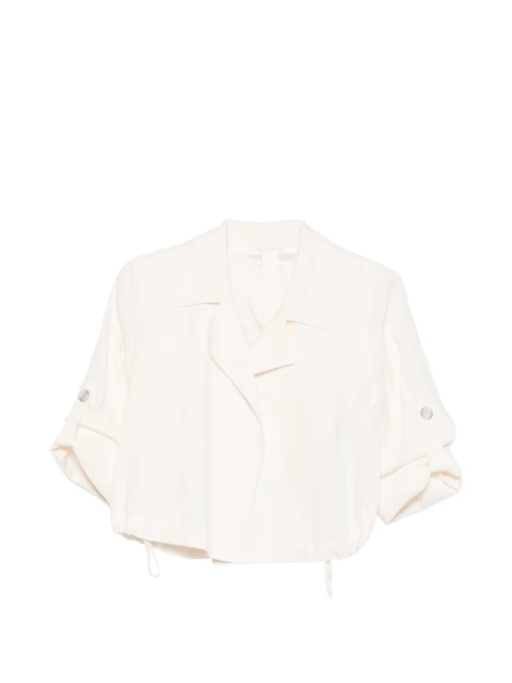 MONOCHROME Palchi turn-up sleeve drawstring jacket - Toni neutri
