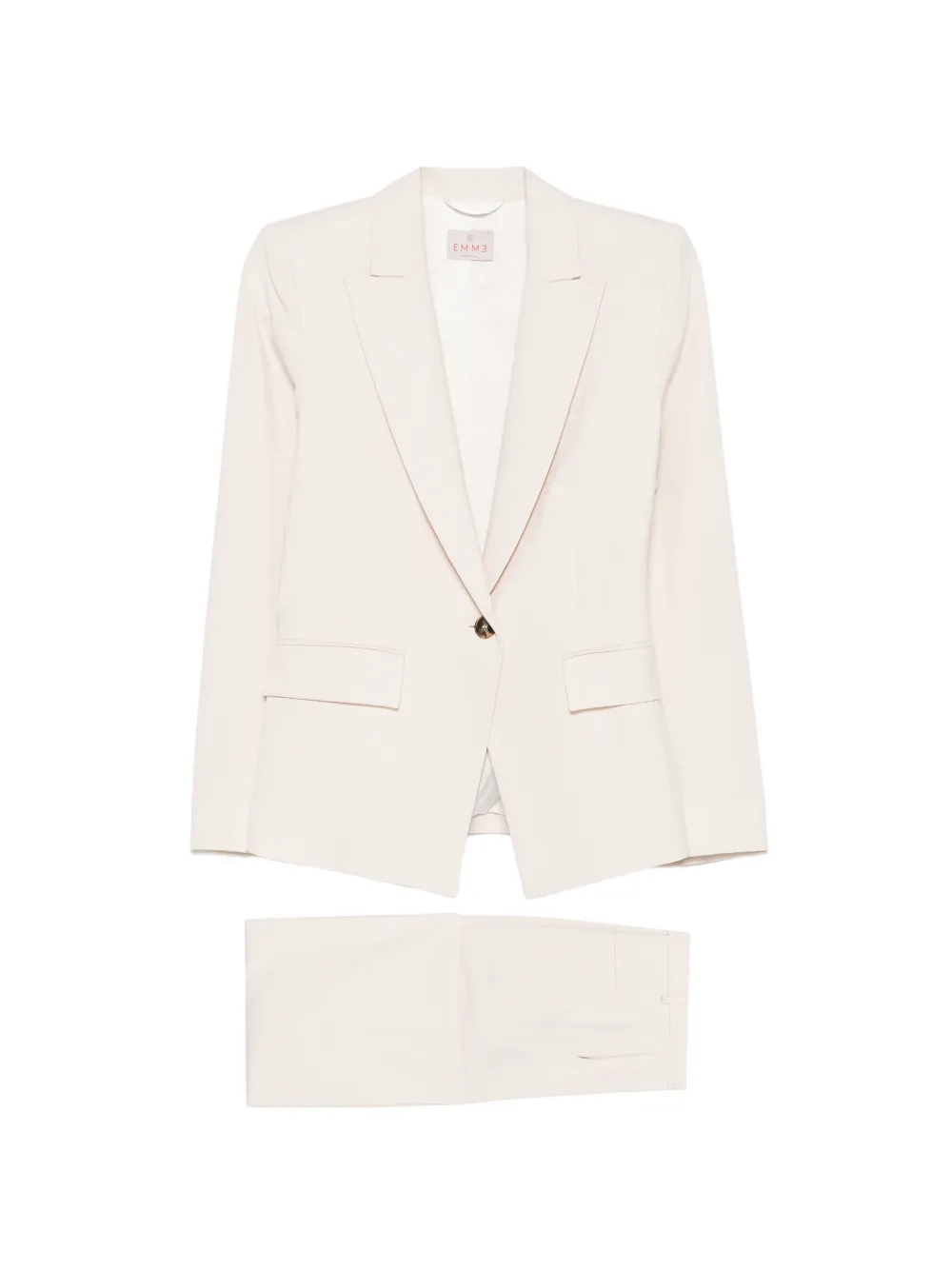 Marella EMMSlogan single-breasted suit - Toni neutri