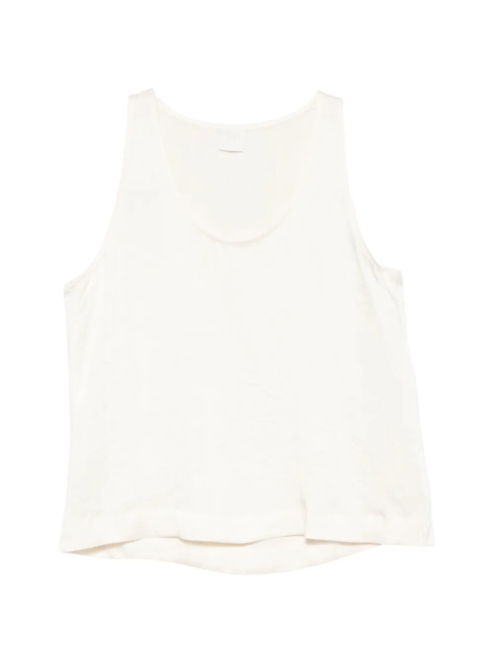 MONOCHROME scoop-neck tank top and choker set - Toni neutri