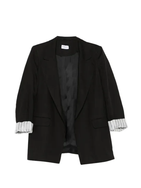 Marella Sauna linen peak-lapel blazer